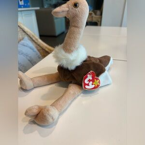 Ty beanie baby Ostrich “Stretch” 1997